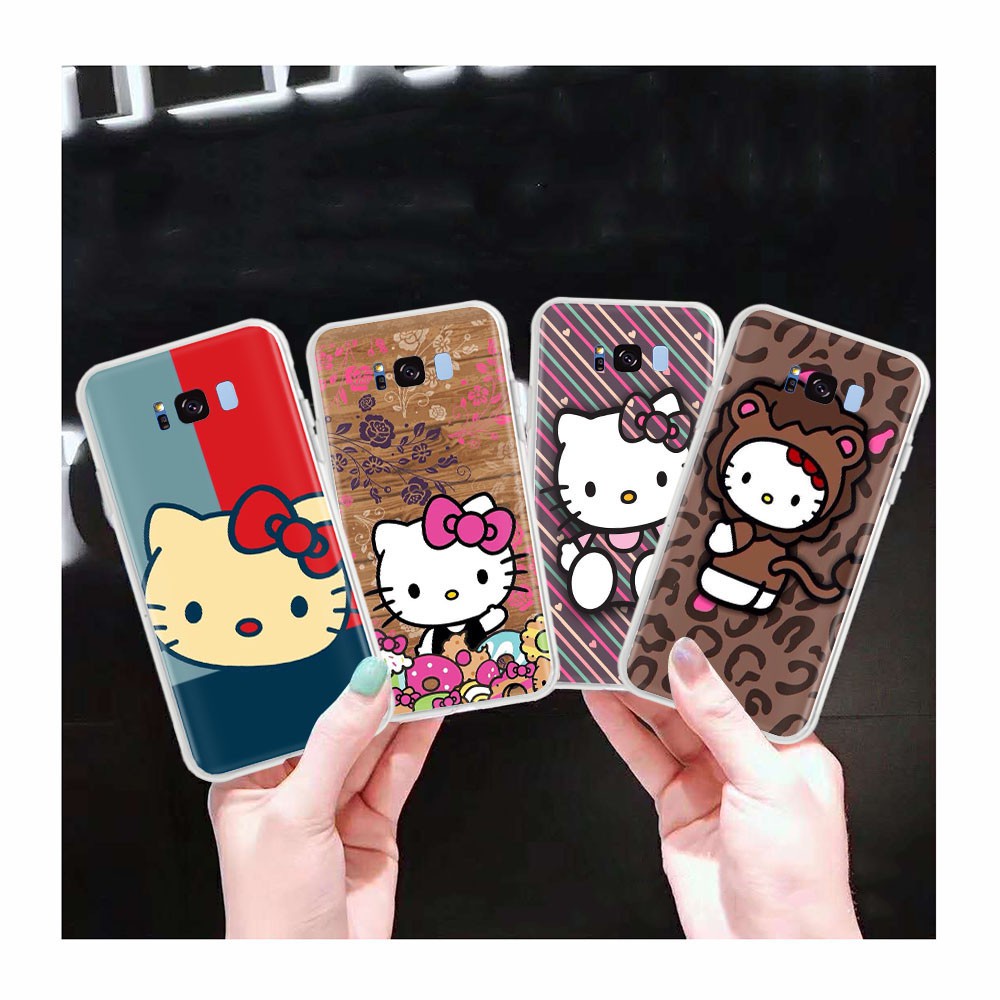 Ốp Điện Thoại Trong Suốt In Hình Hello Kitty Cho Motorola Moto G5 G5S G6 G4 Play Plus At52