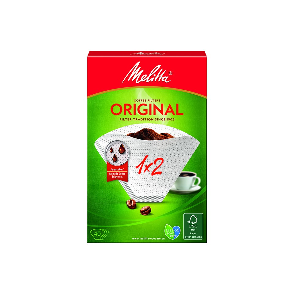 Giấy lọc cà phê Melitta (hộp 40 tờ) | Melitta coffee filter