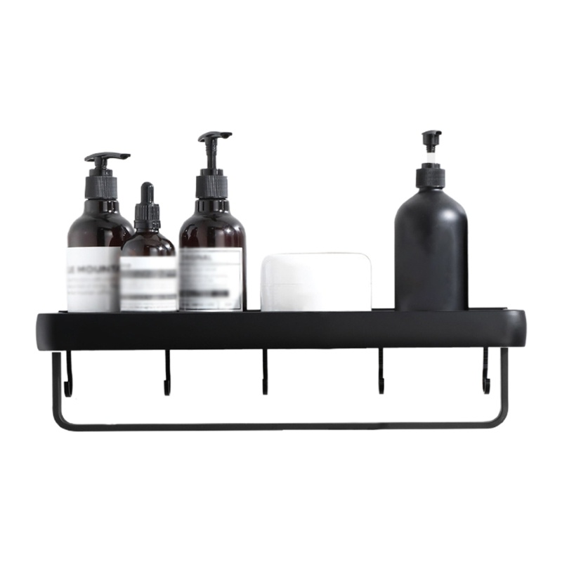 Giá Đỡ Dầu Gội Có Móc Treo Tiện Dụng Cho Phòng Tắm / Nhà Bếp