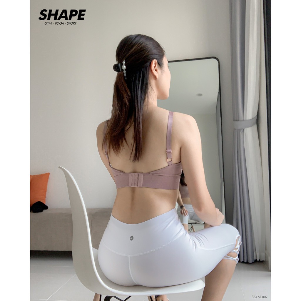 Áo bra yoga gym thể thao nữ cut out ngực cao cấp [B347]