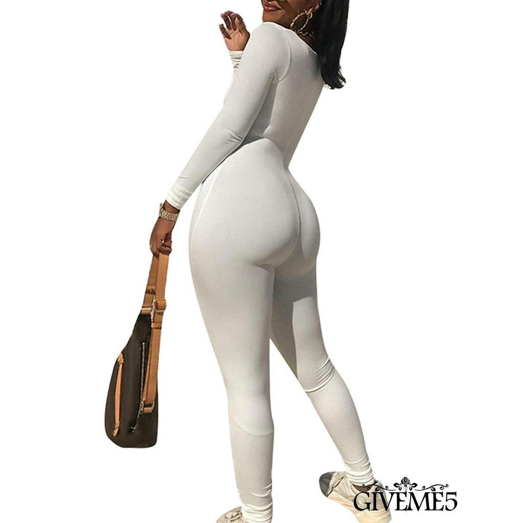 Áo liền quần Nữ Tay Dài Thời Trang Quyến Rũ