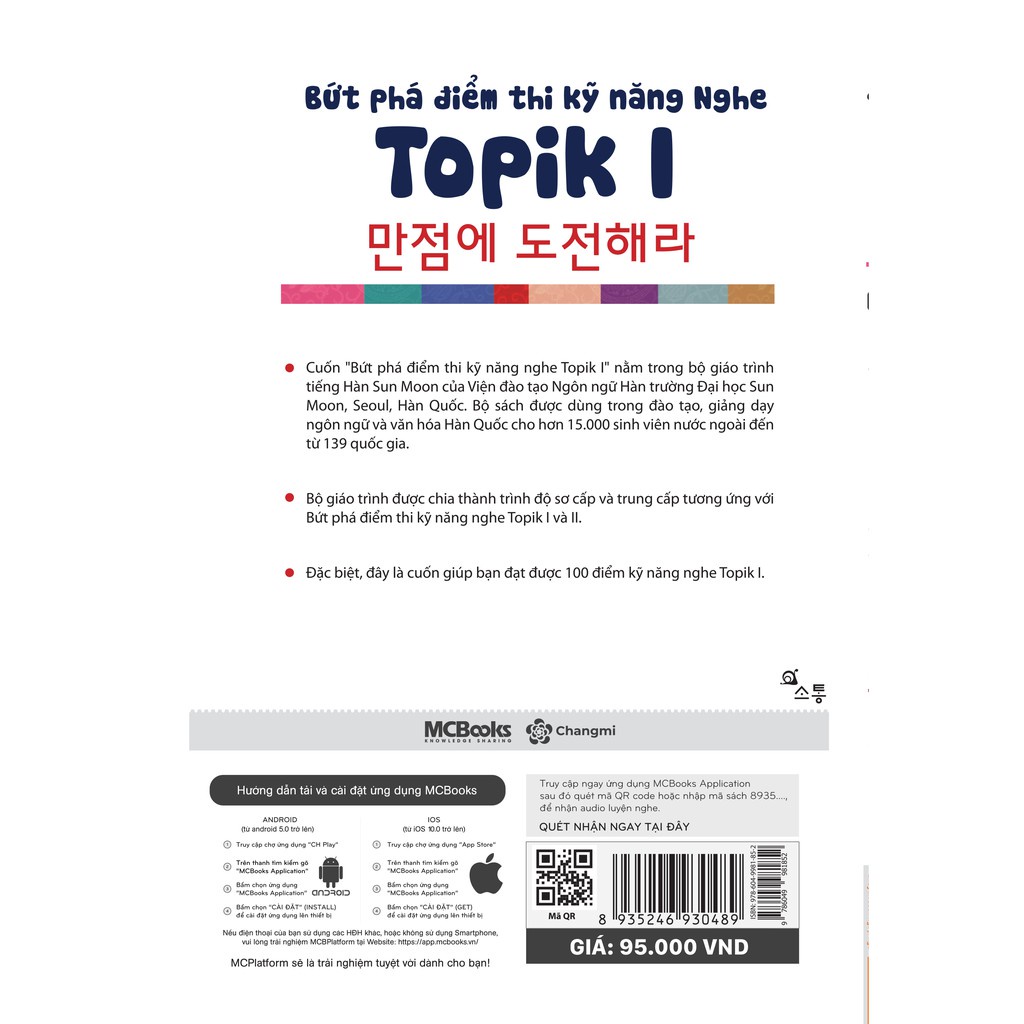 Sách - Bứt phá điểm thi kỹ năng nghe Topik 1