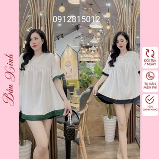 Áo bầu mùa hè-Áo Bầu Công Sở Siêu Xinh, Vải Đũi Đẹp, Freesize - Tổng kho đồ bầu