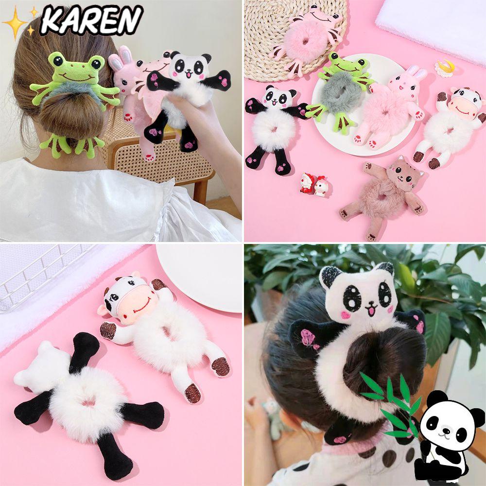 Dây Cột Tóc Co Giãn Hình Thú Dễ Thương Cho Nữ