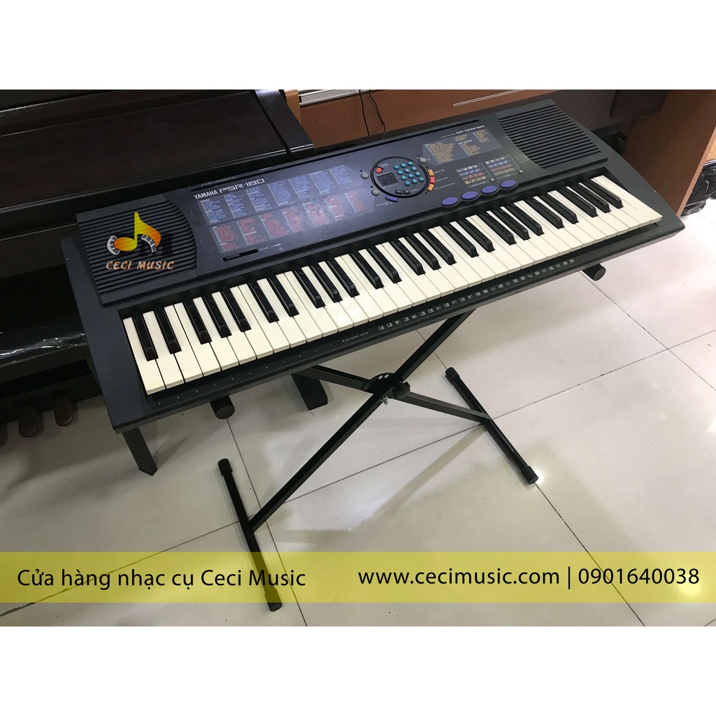 Combo đàn Organ Yamaha PSR180 kèm chân và bao đàn,hàng like new 90%, bảo hành 3 tháng .Hàng nội địa Nhật Bản