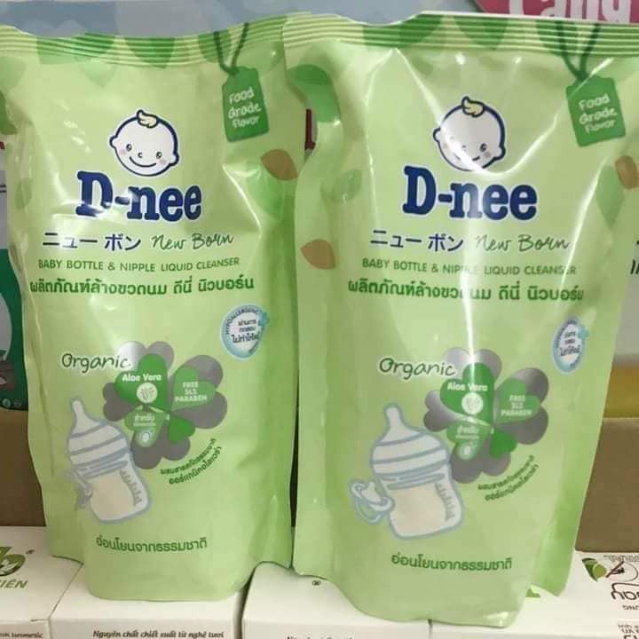 [Hàng Chính Hãng]Nước Rửa Bình Sữa Dnee Organic Chai 620ml- Nước Rửa Bình Sữa Dnee Túi 600ml Chính Hãng Thái lan