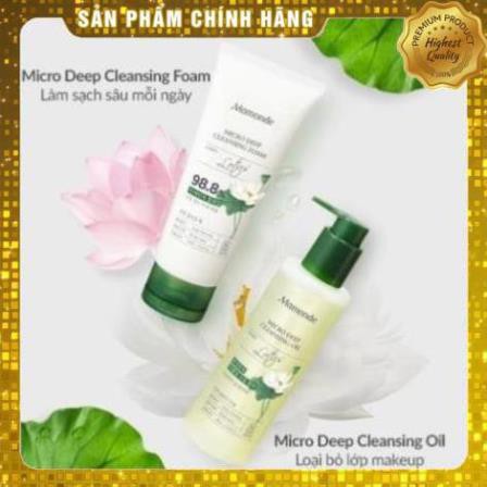 [ HÀNG CAO CẤP ] Sữa rửa mặt làm sạch lỗ chân lông mụn đầu đen Mamonde Micro Deep Cleansing Foam 150ml