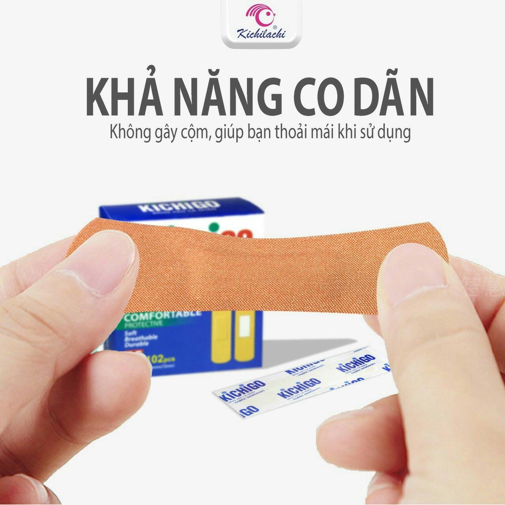 Băng Dán Cá Nhân Kichigo Hộp 30 Cái/102 Cái