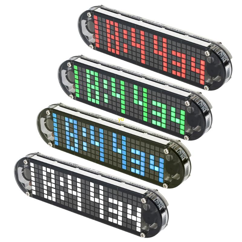 Bộ Đồng Hồ Báo Thức Đa Năng Yu DS3231 Có Đèn LED Nền Nền Ma Trận