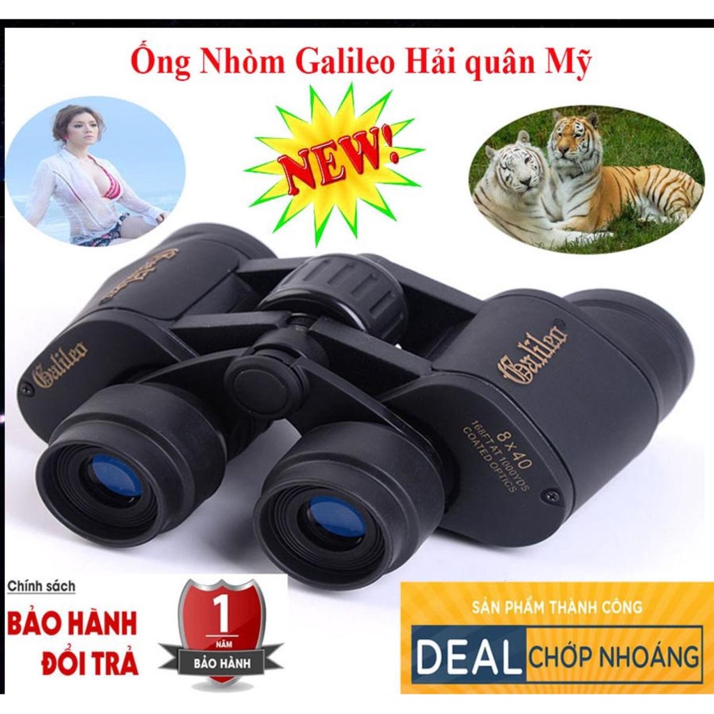 Ống Nhòm GALILEO Đặc Chủng Quân Đội Mỹ Hai Mắt Siêu Bền, Nhìn Xa, Hình Ảnh Nét - Bảo Hành Uy Tín