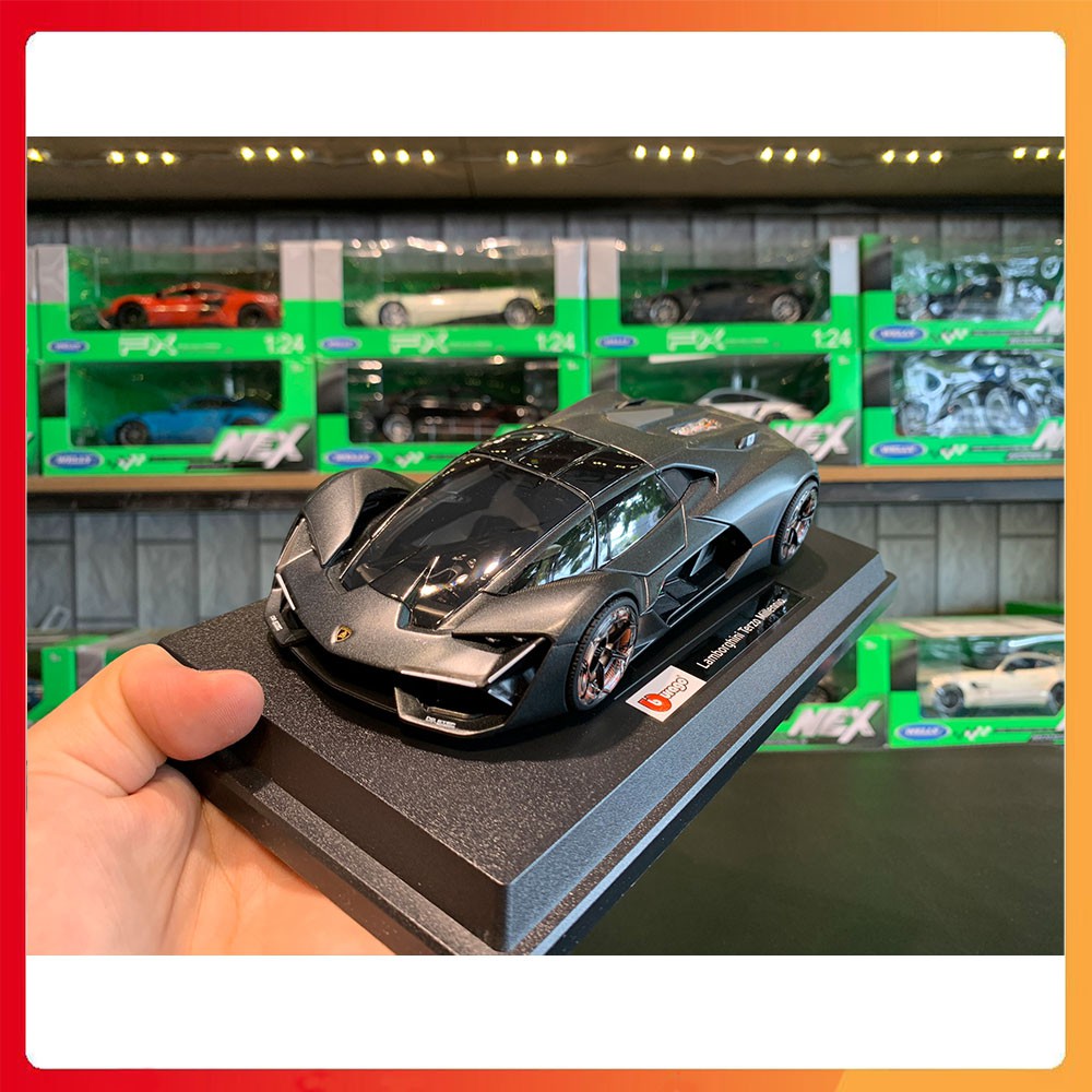 [Mã LIFE0503TOYS1 giảm 10% đơn 150k] XE MÔ HÌNH LAMBORGHINI TERZO MILENNIO HÃNG 1:24 BBURAGO Cao Cấp