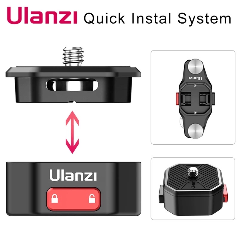 Đế thao tác mở nhanh Ulanzi Quick Release Arca Swiss System 2333