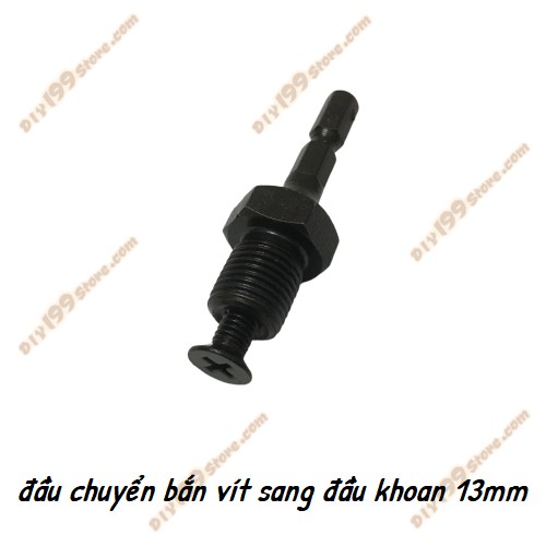 DIY Cốt Chuyển Bắn Vít Sang Đầu Khoan 13mm