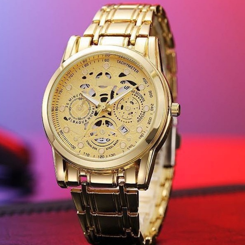 Đồng Hồ Nam Dây Thép Không Gỉ Thời Trang Lịch Lãm