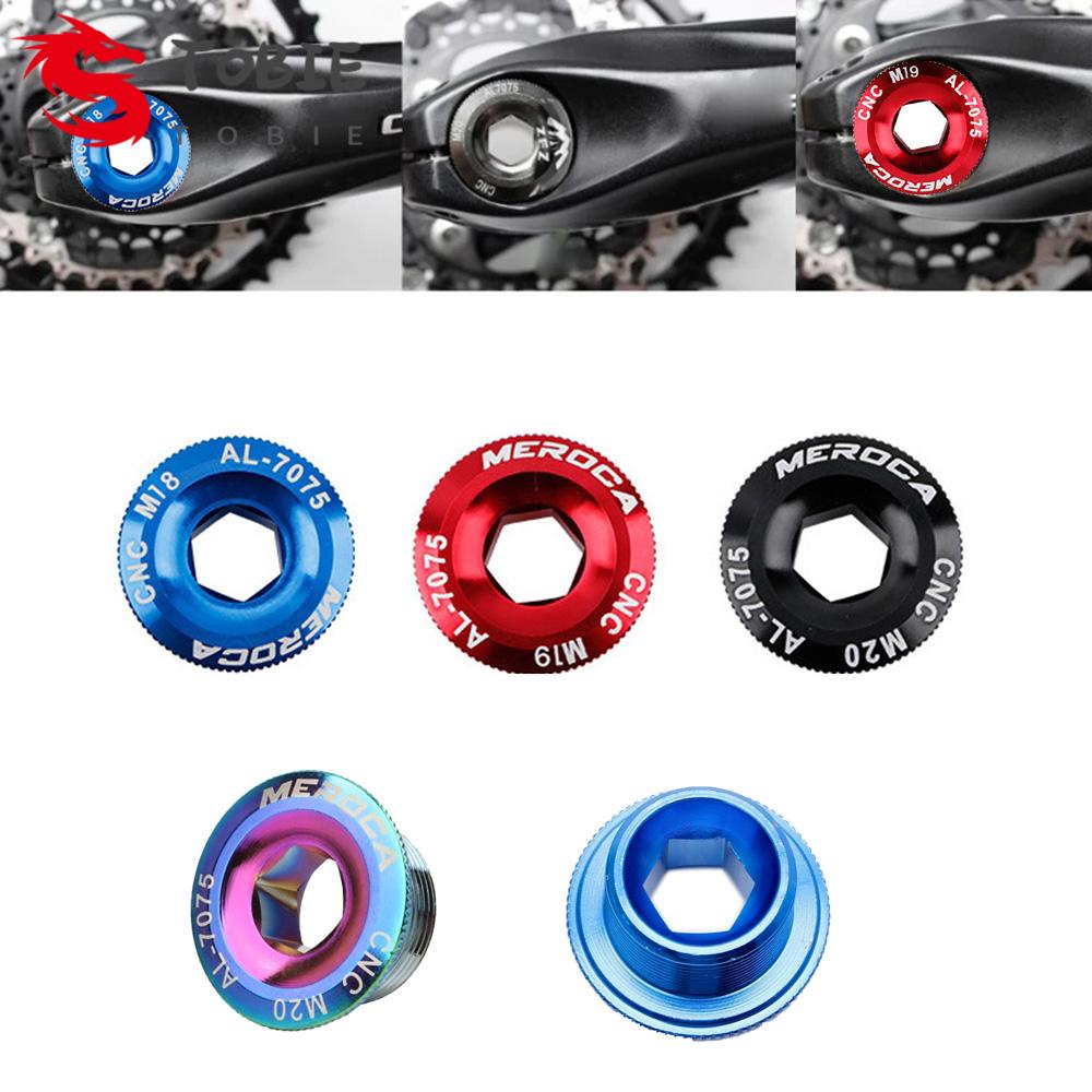 Bộ Ốc Vít Trục Giữa Bánh Xích Xe Đạp Bằng Hợp Kim Nhôm Nhiều Màu Ốp