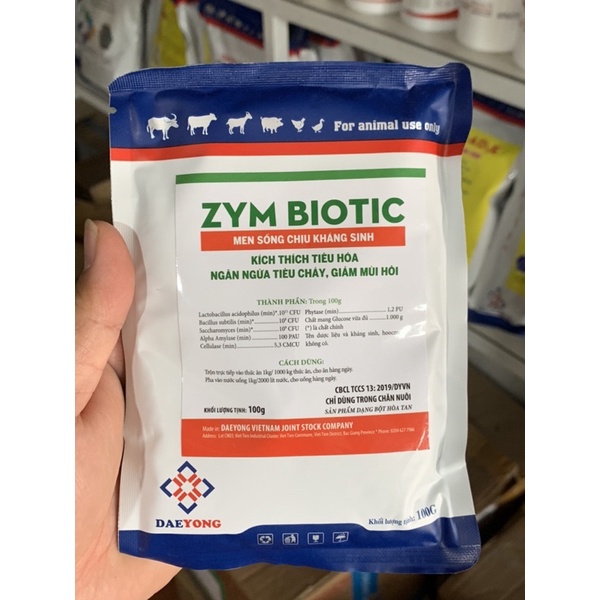 Zym Biotic Men Tiêu Hoá Cho Thú Cưng