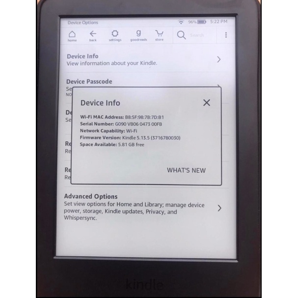 Máy đọc sách Kindle 99%