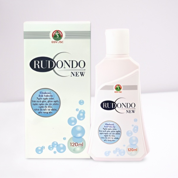 Dầu tắm, dầu gội RUDONDO NEW giảm gàu ngừa nấm toàn thân, nấm da đầu  chai 120ml