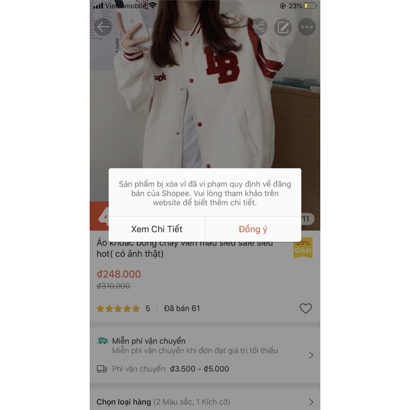 Áo khoác bóng chày viền màu có ảnh thật
