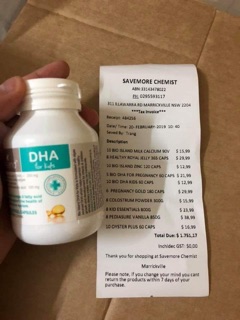 Dha cho bé của Úc