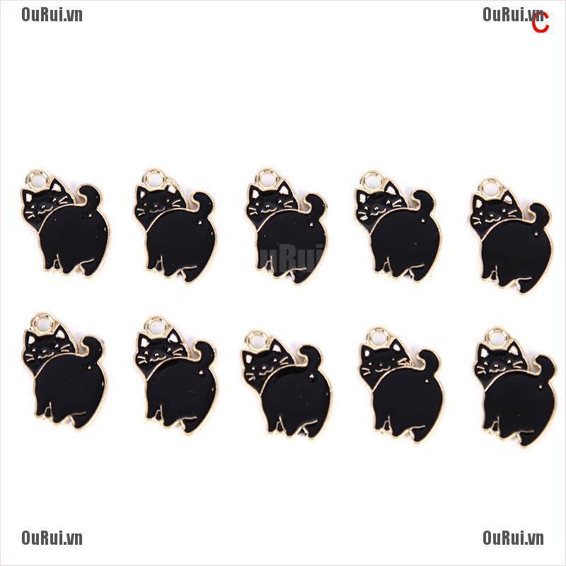 Set 10 Mặt Dây Chuyền Hình Động Vật Dễ Thương Xinh Xắn