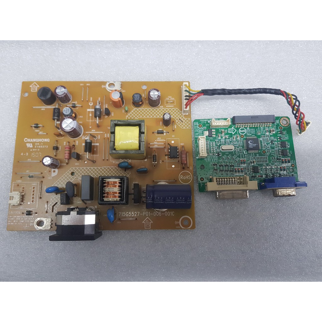 Vỉ nguồn - Vỉ tín hiệu màn LCD PHILIPS 223V dùng thay thế vỉ không thể sửa chữa