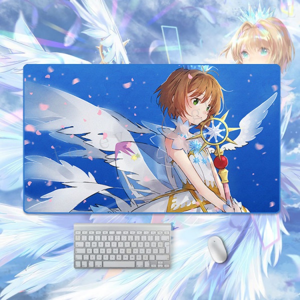 Tấm lót chuột và bàn phím máy tính 80cm x 30cm hình Anime Sakura