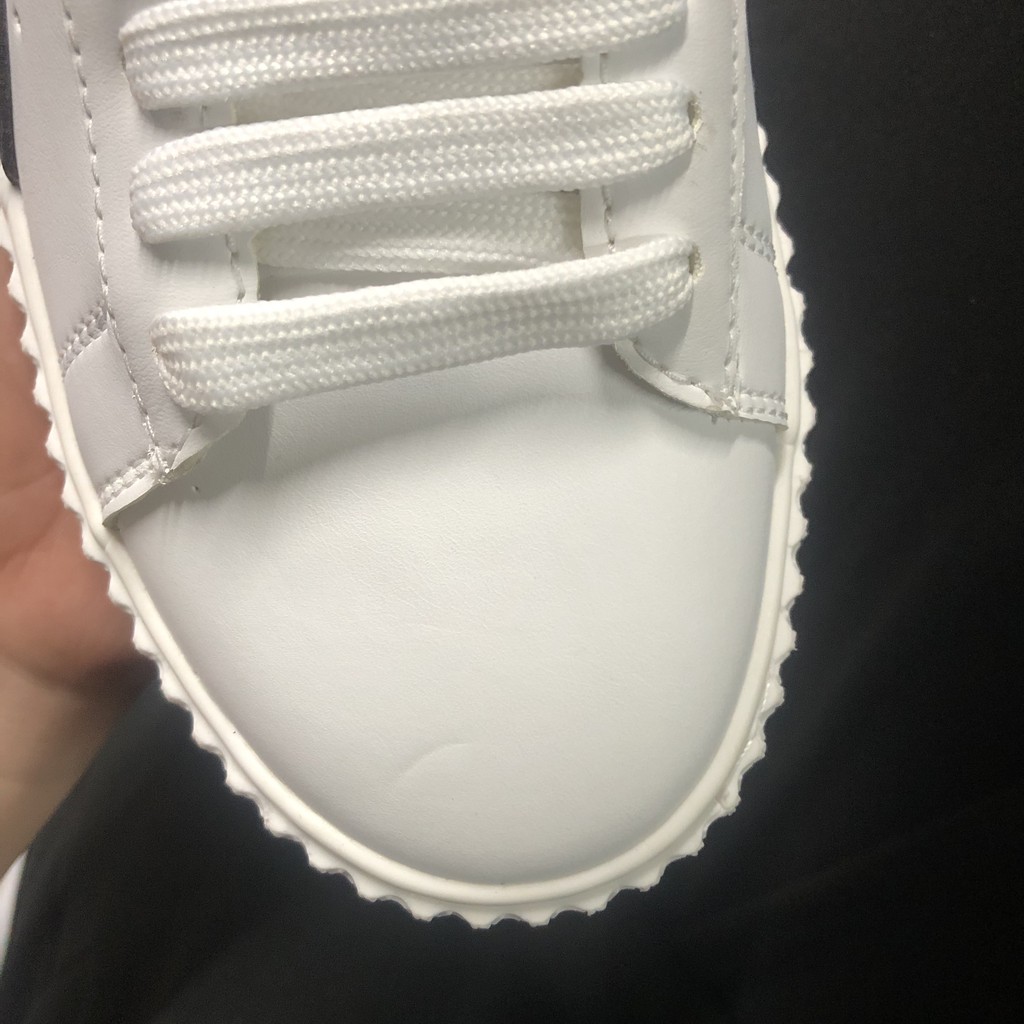 Giày Thể Thao Nam Nữ Đế Bệt PM ⚡️ Tặng Tất + Freeship ⚡️  Màu Trắng Vạch Đen, Vạch Phản Quang Siêu Đẹp Mã PM11 | BigBuy360 - bigbuy360.vn