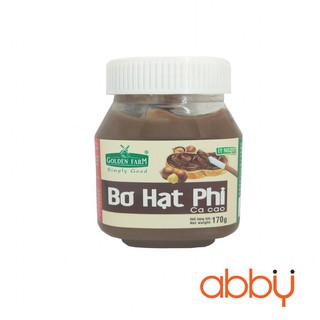 Bơ hạt phỉ cacao Golden Farm 170g