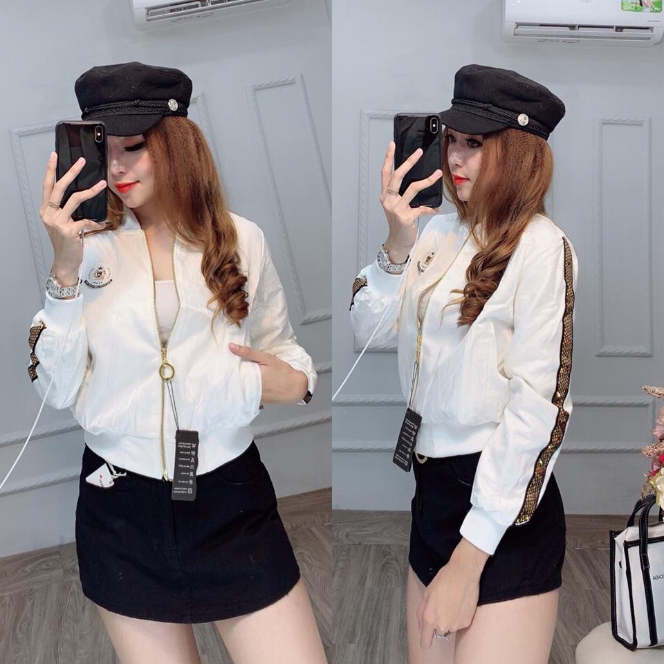 [GIÁ TỐT] Áo Khoác Phi Xà Cừ Form Dài Viền Tay Kim Loại | BigBuy360 - bigbuy360.vn