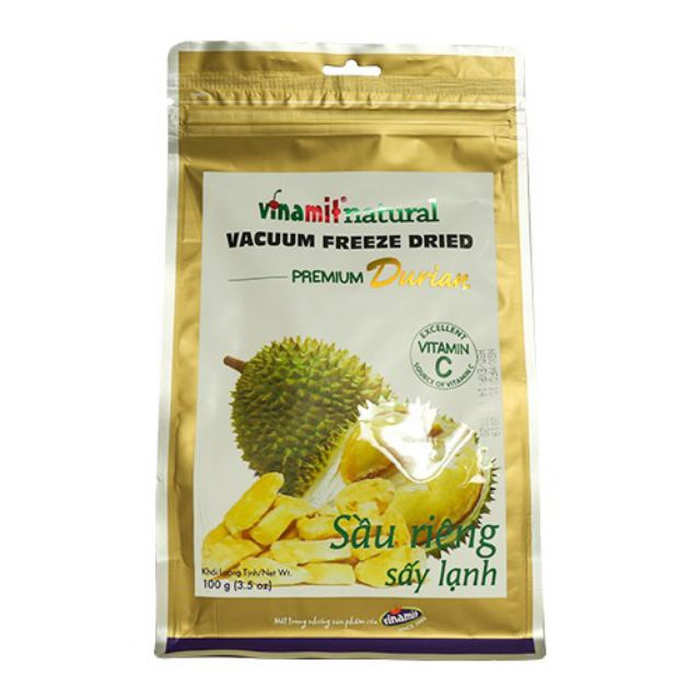 Sầu riêng sấy lạnh 100g