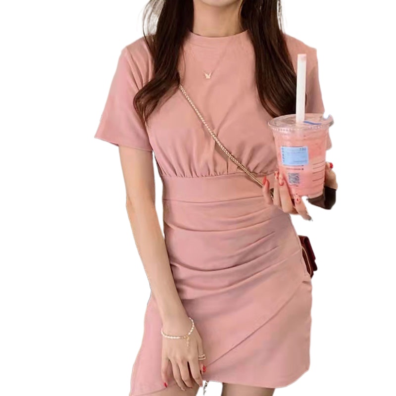 Đầm Mỏng Chiết Eo Thời Trang Mùa Hè Hàn Quốc Cho Nữ