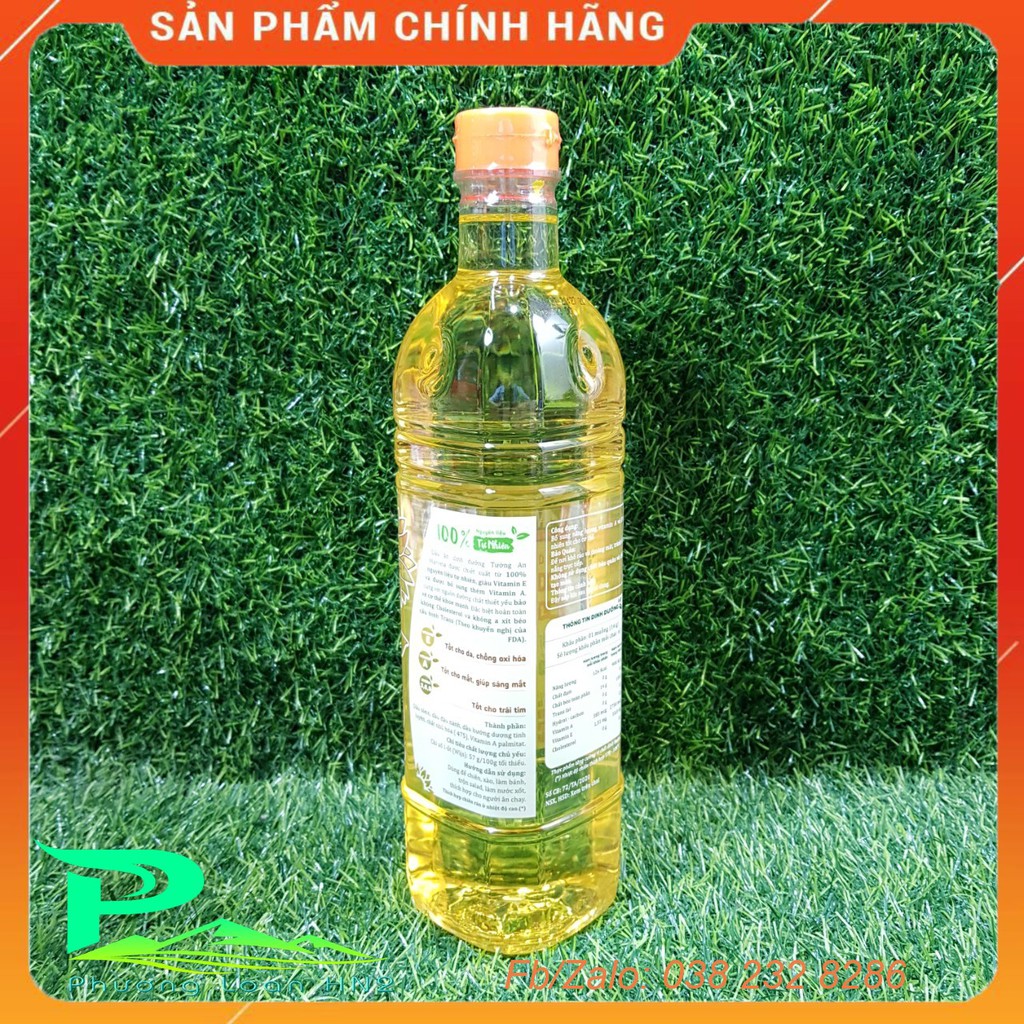 Dầu ăn dinh dưỡng Marvela - Dầu ăn Tường An hướng dương - Chai 1L