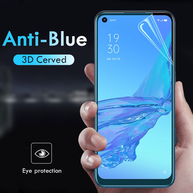 Full Màn PPF Chống Tia Sáng Xanh Dán Film dẻo Bảo Vệ Màn Hình cho Oppo F11 F9 Pro A54 A74 A9 A5 A3S Ax5 Ax5S A5S A7 A12 A52 A92 A33 A53 Reno 5 bám dính tốt Chống Trầy