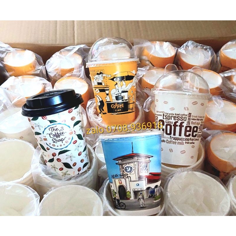 100 ly giấy Coffee