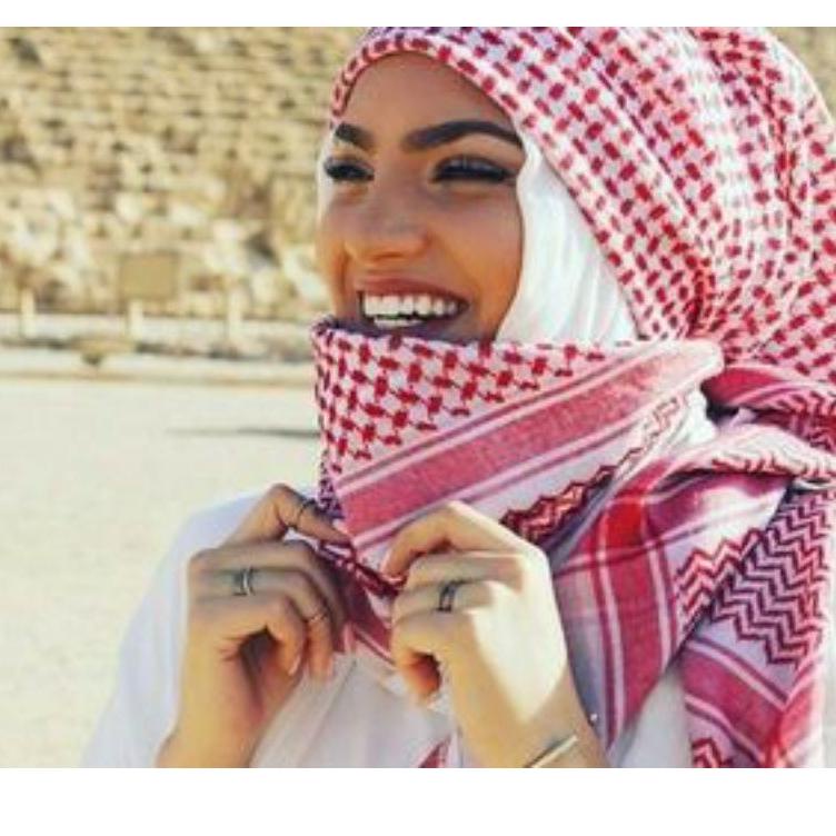 Khăn Trùm Đầu Hijab Segi 4 Palestine Pashmina Segi 4 Turban