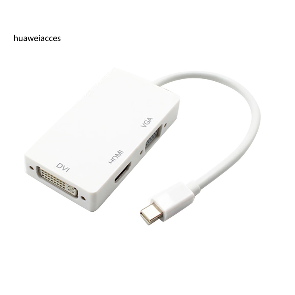 Cáp Chuyển Đổi 3 Trong 1 Từ Cổng Dp Sang Hdmi-Compatible Vga Dvi Cho Macbook Pro Air | BigBuy360 - bigbuy360.vn