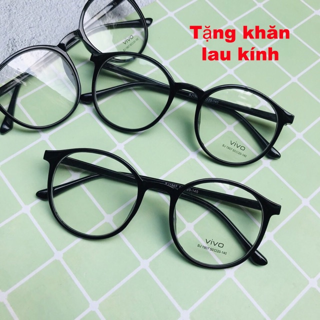 Gọng Kính Tròn Giả Cận Thời Trang