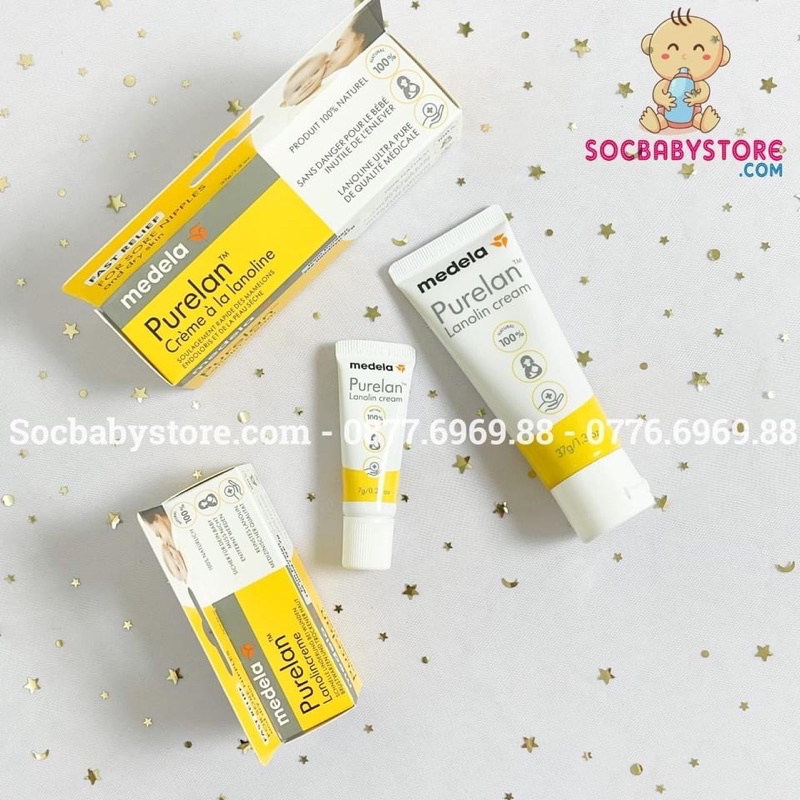 Kem bôi nứt đầu ti Medela Purelan / Lansinoh