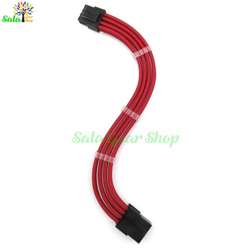 Dây nguồn nối dài nguyên Bộ (24pin,x2 8pin, x1 8pin( 6+2))- Màu Đỏ[Sala Gear Shop]