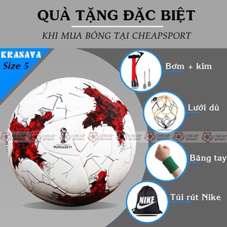 ( Siêu Giảm Giá ) Bóng Đá Size 4 5 Krasava Confederations Cup Da PU Cao Cấp (Bóng Đúc Loại 1) ( Hàng Đẹp )
