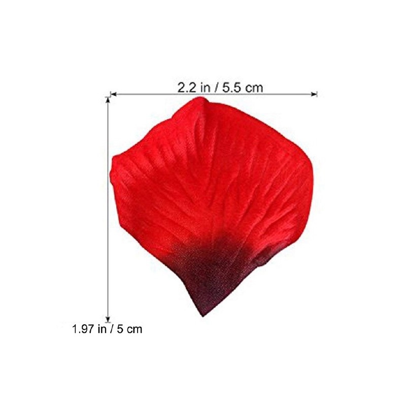 Túi 100 Cánh Hoa Hồng Giả Bằng Lụa Lãng Mạn Trang Trí Bàn Tiệc Cưới / Lễ Tình Nhân