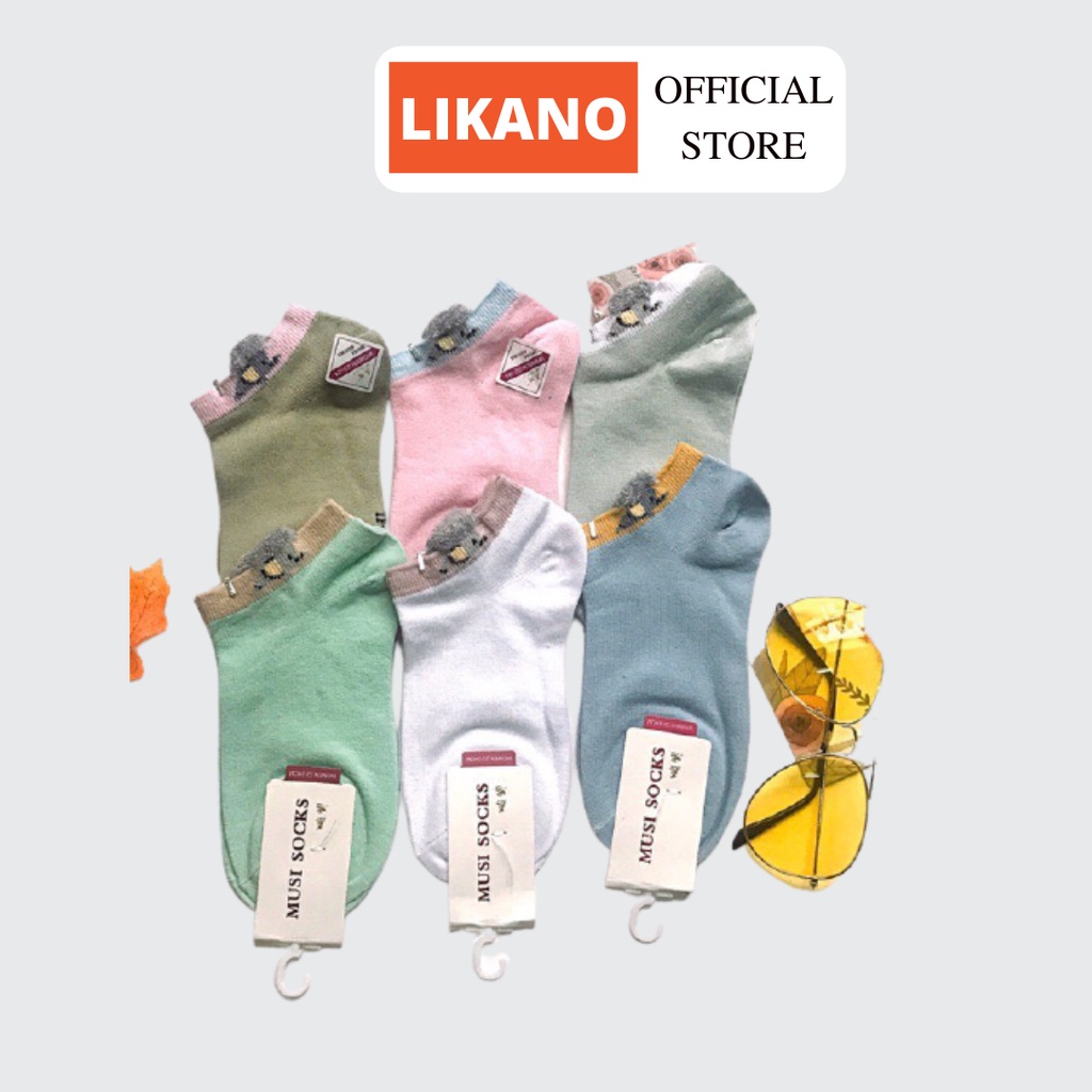 (Loại Tốt) Tất Nhiều Màu Chất Vải Dày Dặn LIKANO TAT08