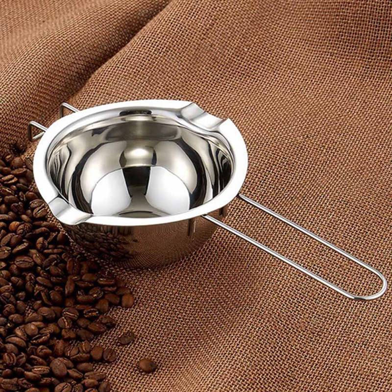 Nồi Nấu Sáp Bằng Thép Không Gỉ Chống Dính Tay Cầm Dài Tiện Dụng