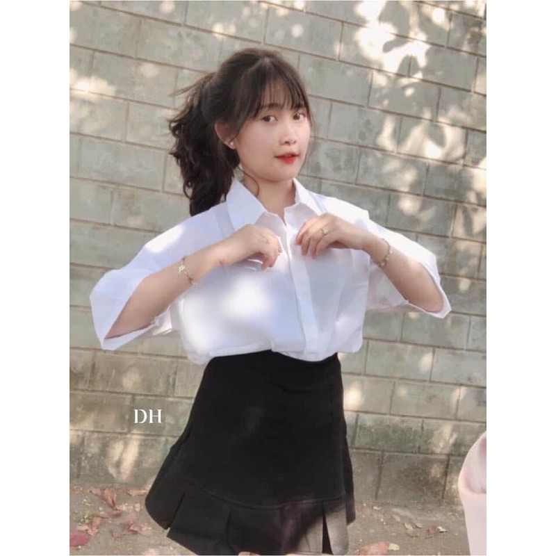 ÁO SƠMI CỘC TAY  &quot;TRƠN  &amp;  TÚI NGỰC&quot;
