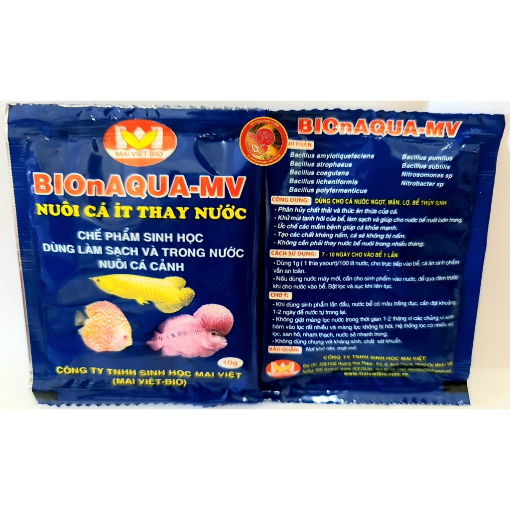 Men Tiêu Hóa Anti Bio -Vi Sinh Mai Việt - Nano 9500 Cá Khoẻ Cho Cá Cảnh