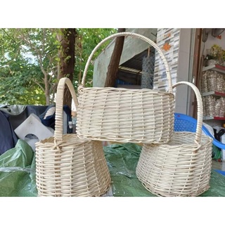 giỏ mây cắm hoa