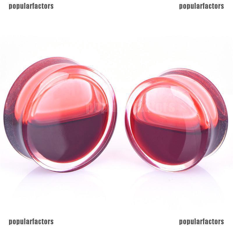 Bông Tai Trong Suốt Màu Trơn Độc Đáo