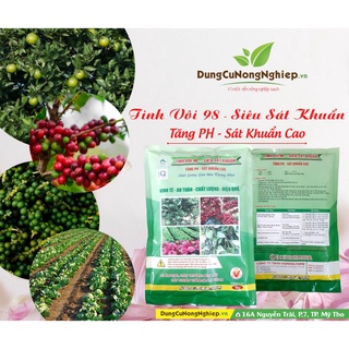 Phân bón rễ -tinh vôi 98 - siêu sát khuẩn - gói 1kg