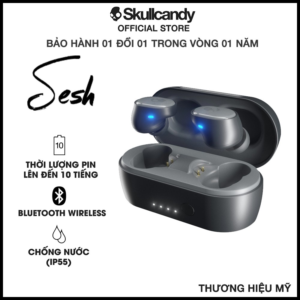 Tai Nghe Bluetooth Skullcandy Sesh True Wireless - Bảo hành 12 tháng chính hãng